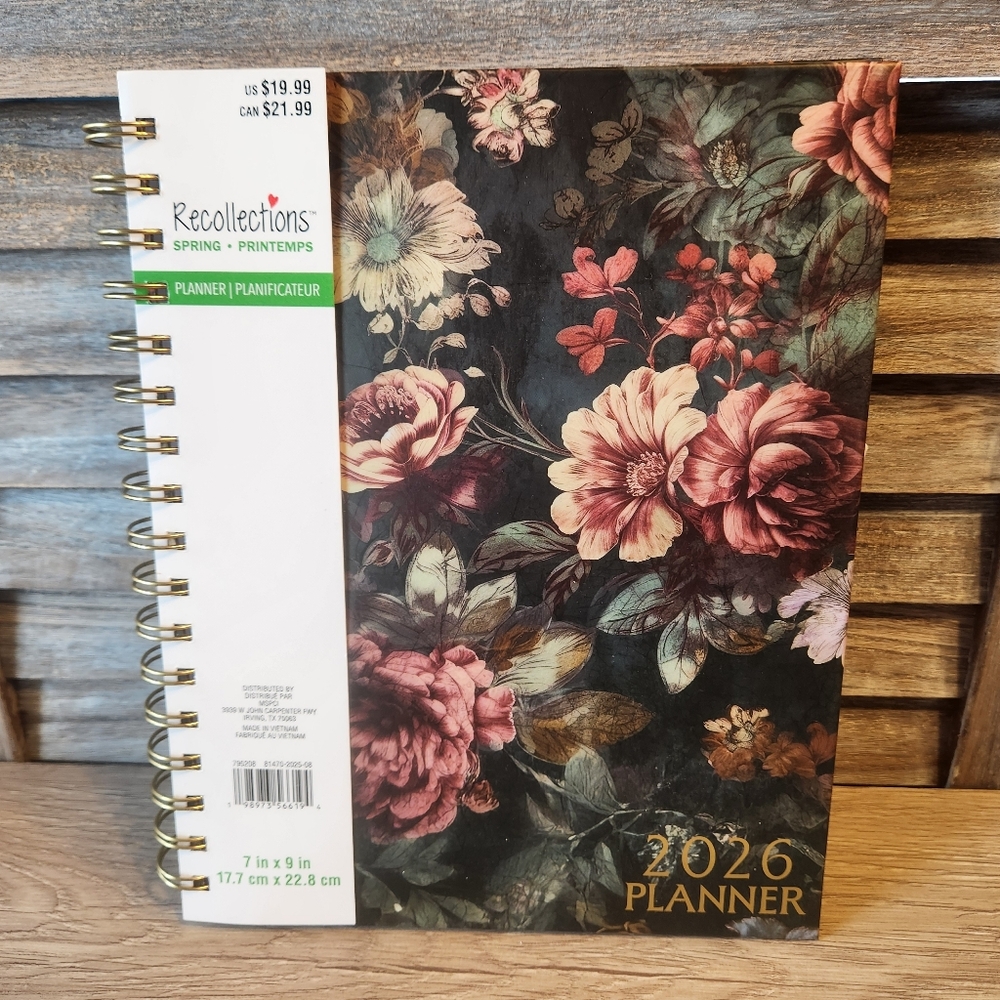2026 New Flowers Calendar Planner Recollections Michaels